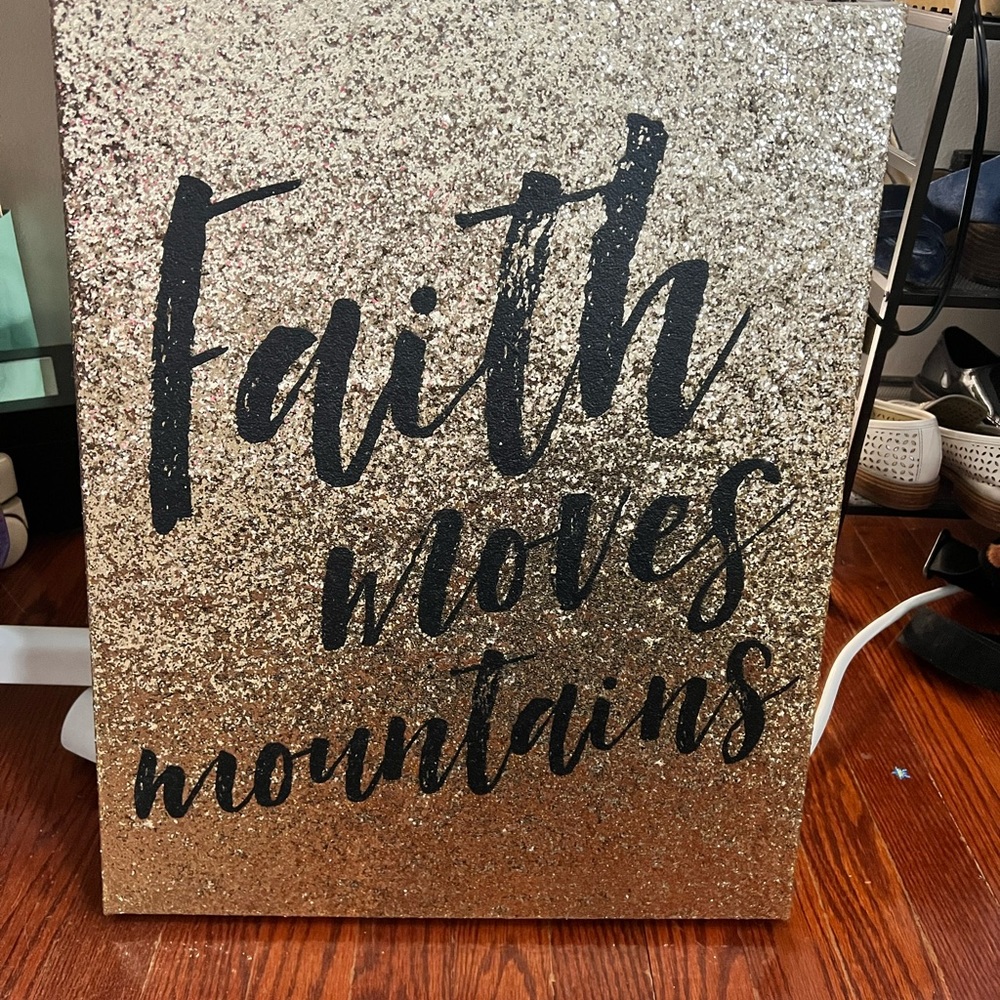 Inspirational Quote decor.